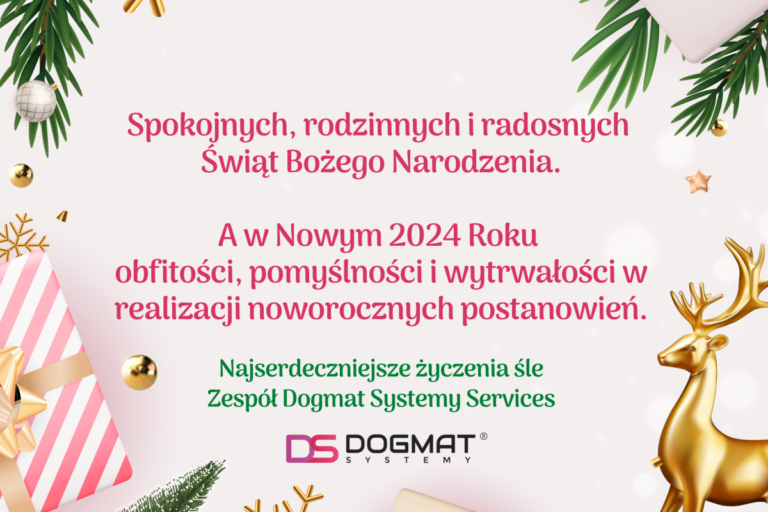 Świąteczne Życzenia od Dogmat Systemy Services